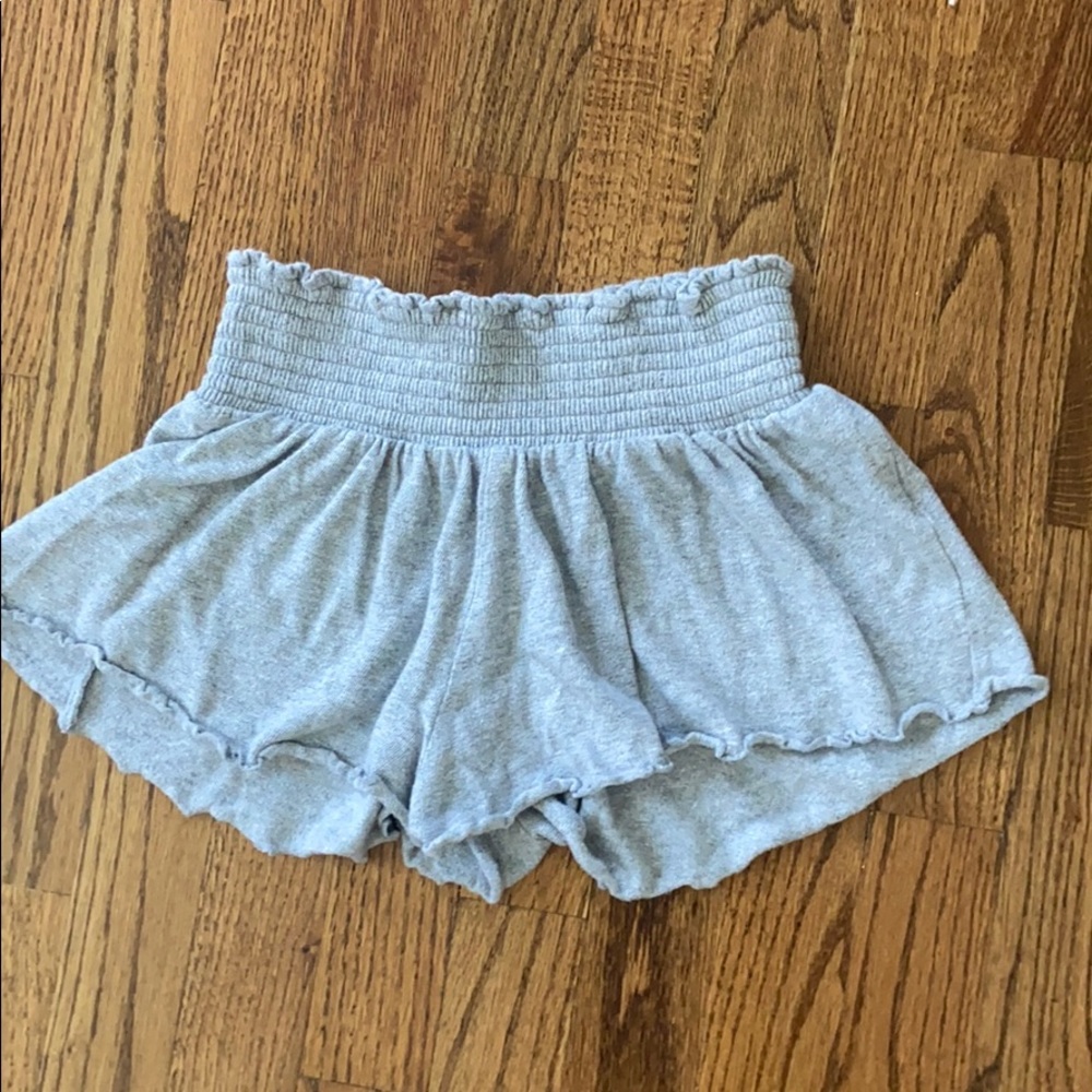 cute flowy gray shorts
